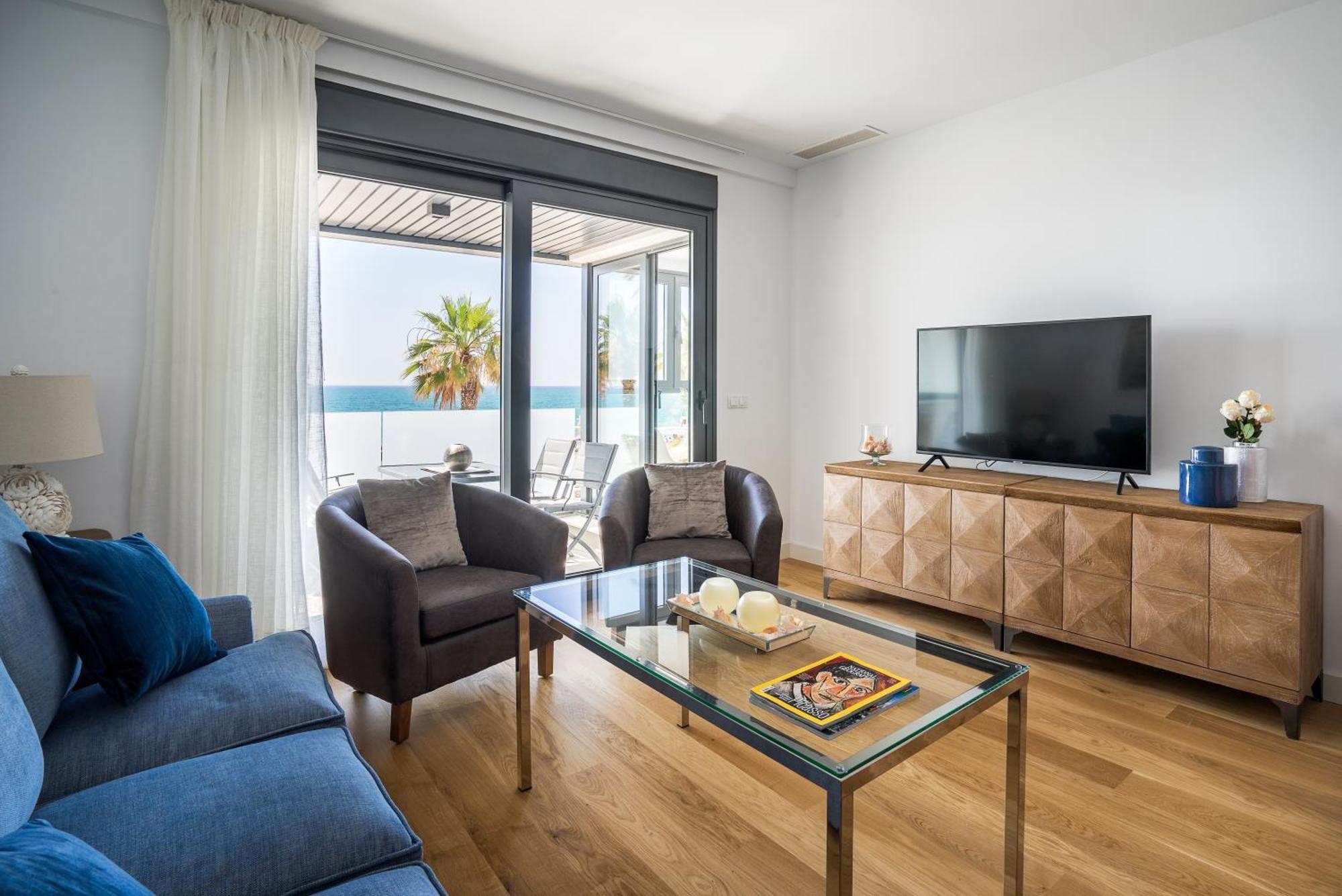 말라가 Gran Vivienda De Lujo Frente Al Mar 아파트 외부 사진
