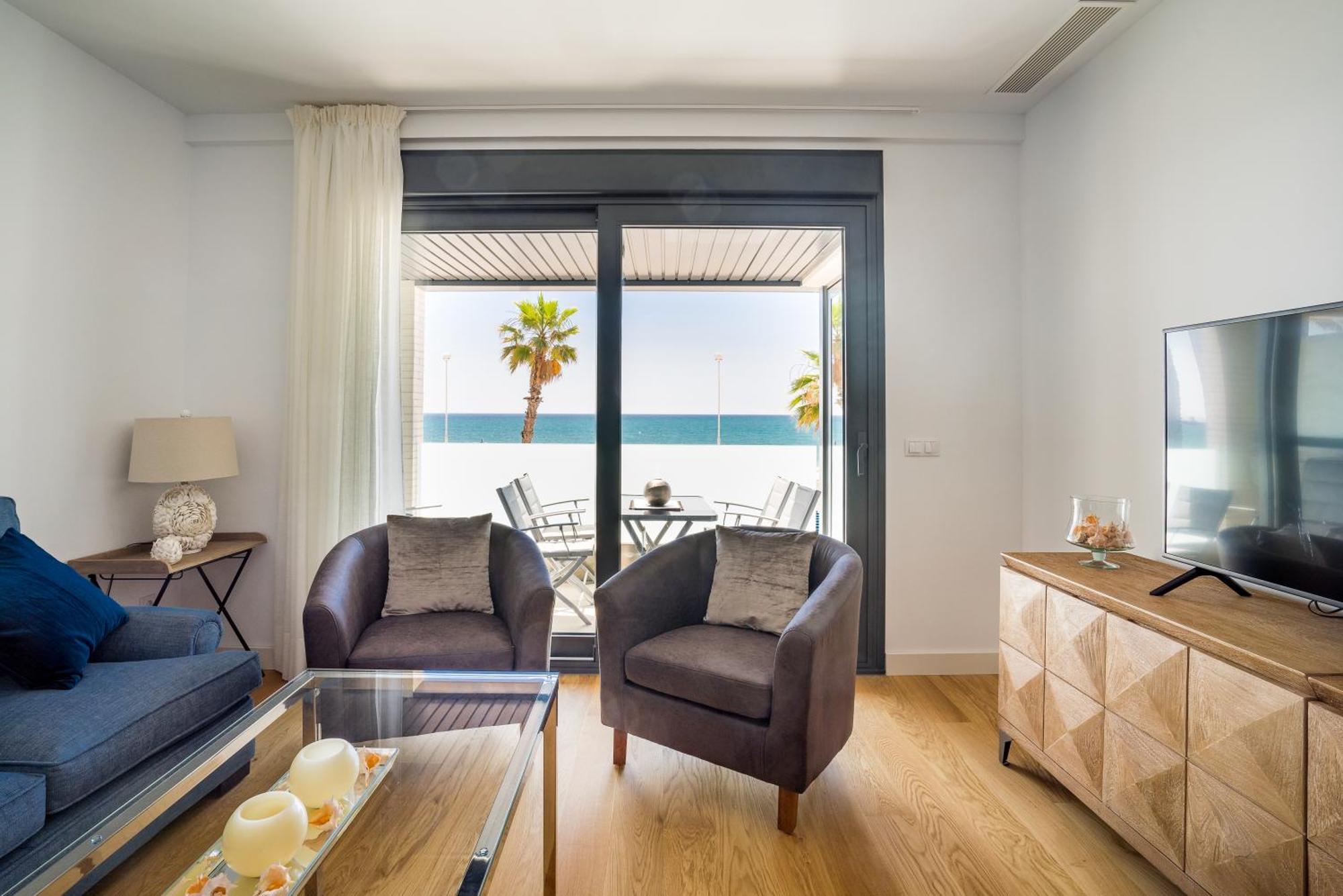 말라가 Gran Vivienda De Lujo Frente Al Mar 아파트 외부 사진